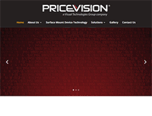 Tablet Screenshot of pricevision.com